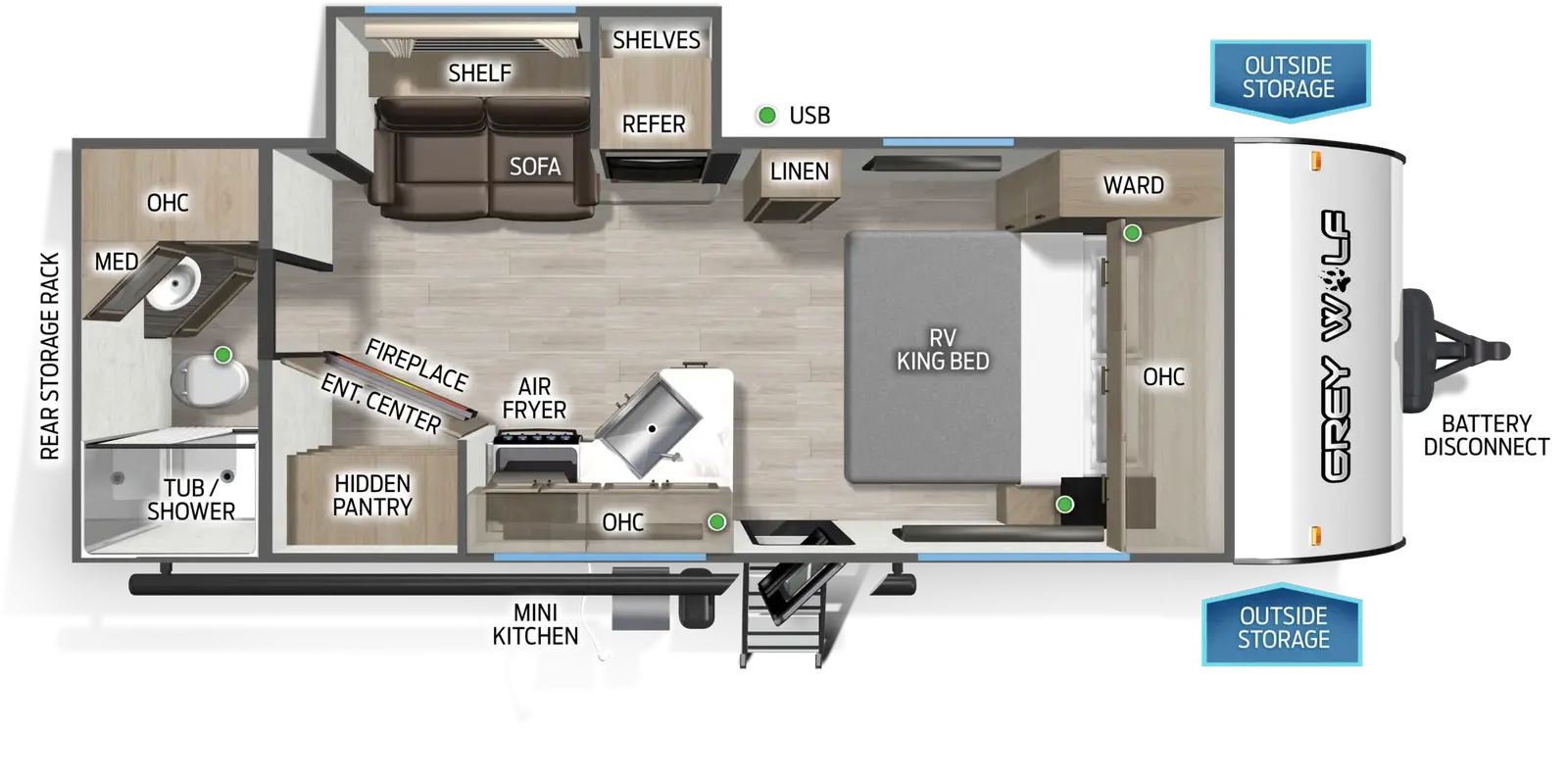 Cherokee Black Label 21ABBL floorplan
