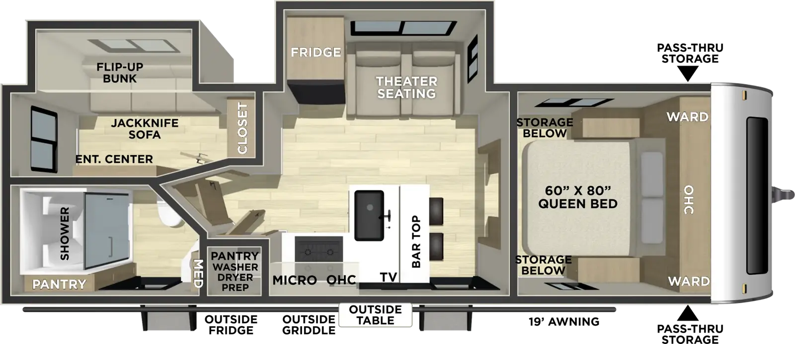Freedom Express Ultra Lite 271BHE floorplan