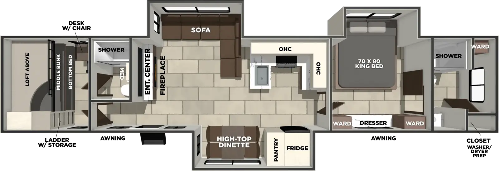 Lacrosse 44PK Floorplan