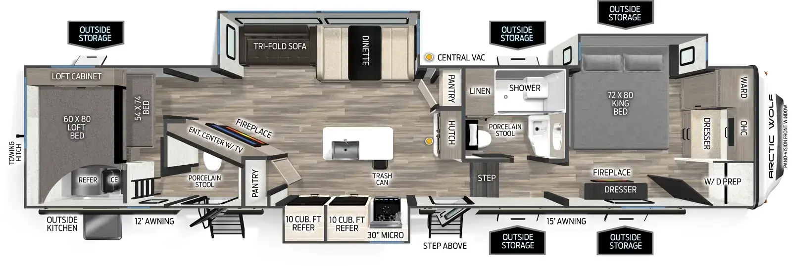 Arctic Wolf 3750SUITE - DSO Floorplan