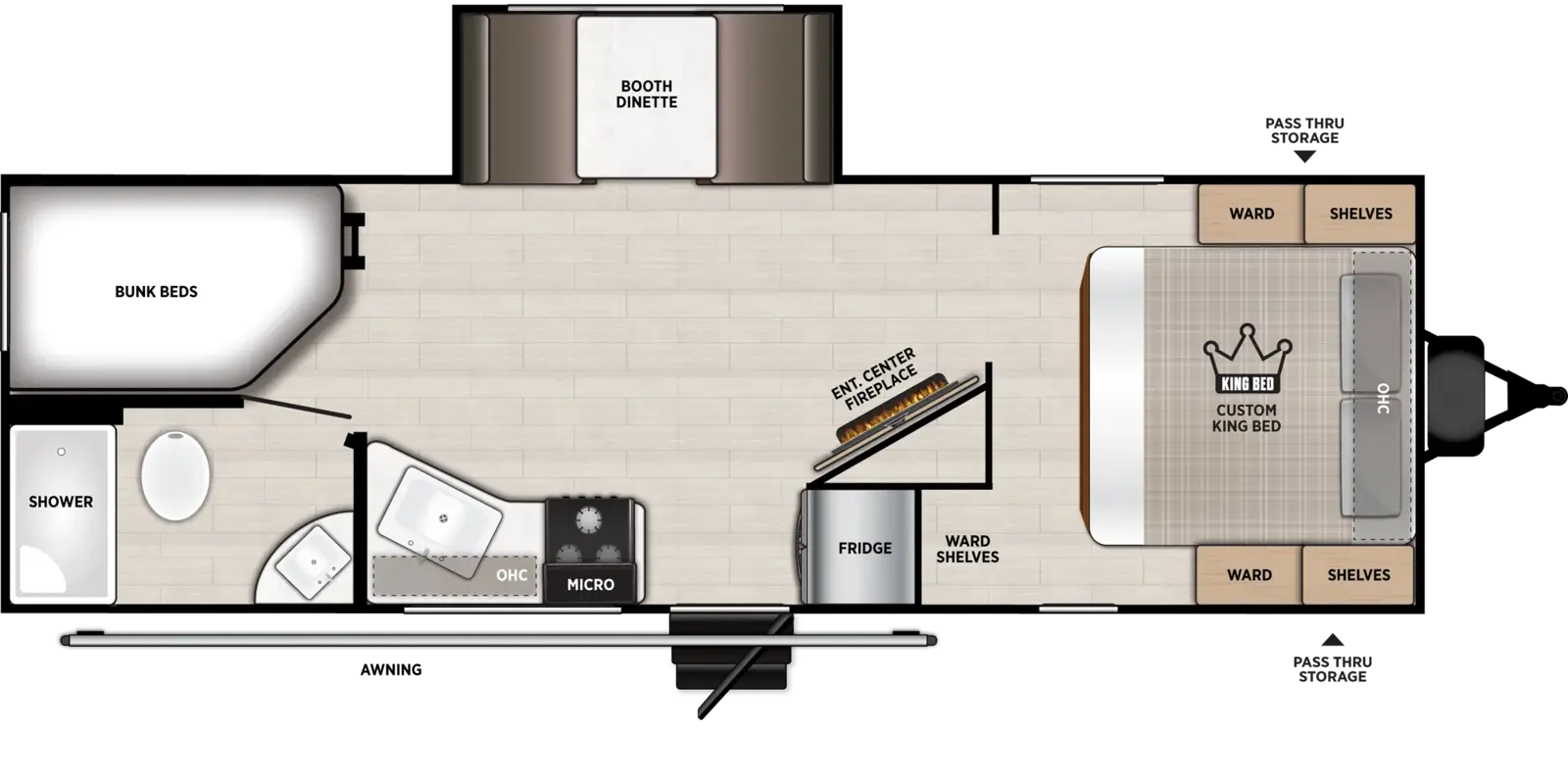X Lite 24DBXL Floorplan