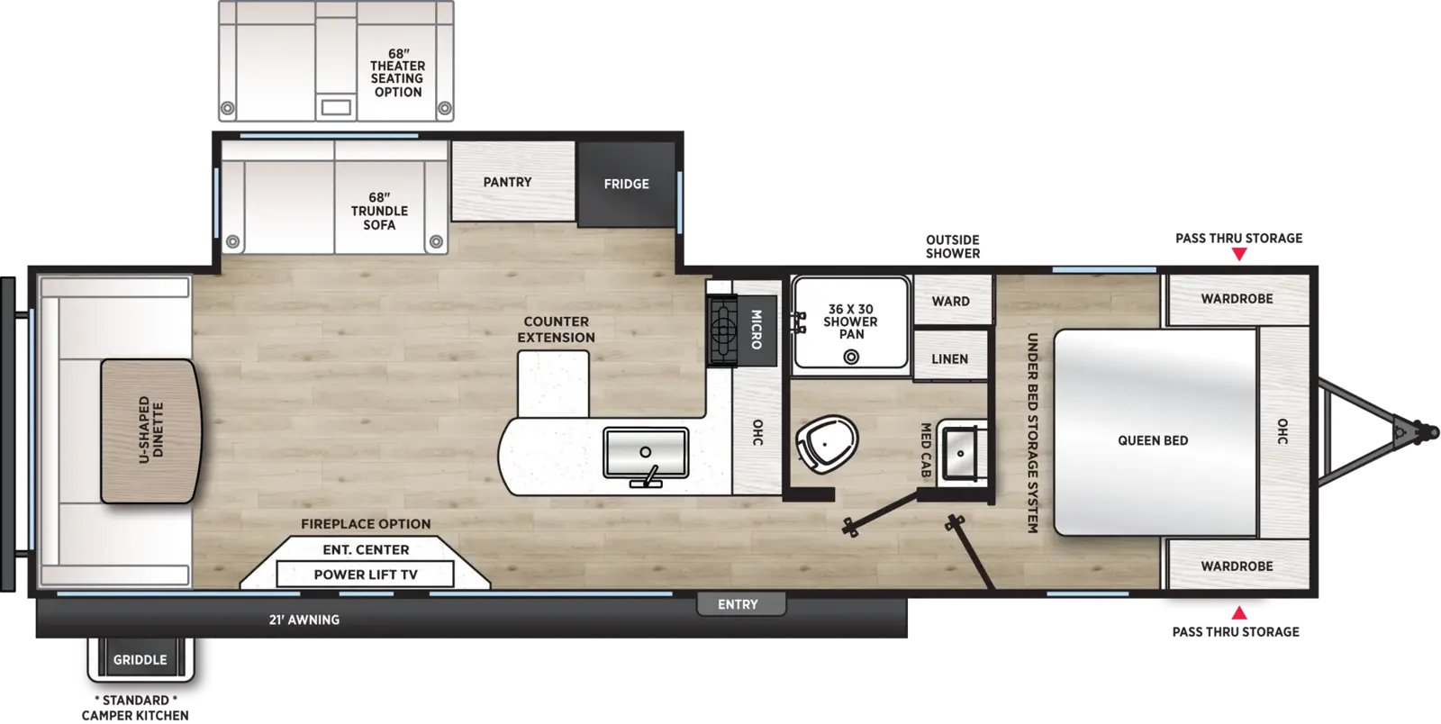 Aurora 28RNR Floorplan