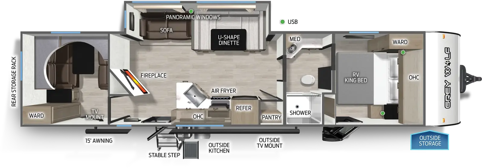 Cherokee Black Label 29NMBL floorplan