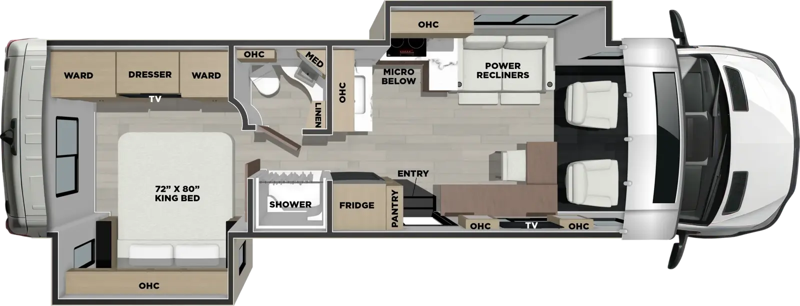 Concord 321DS floorplan