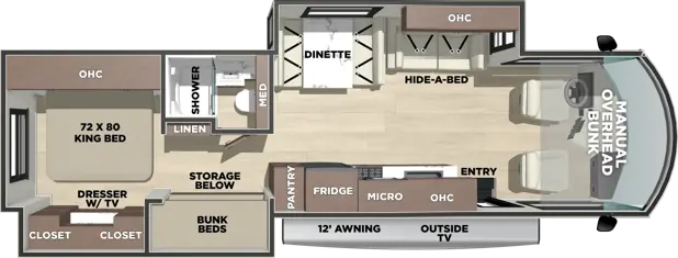 33B3 Floorplan Image