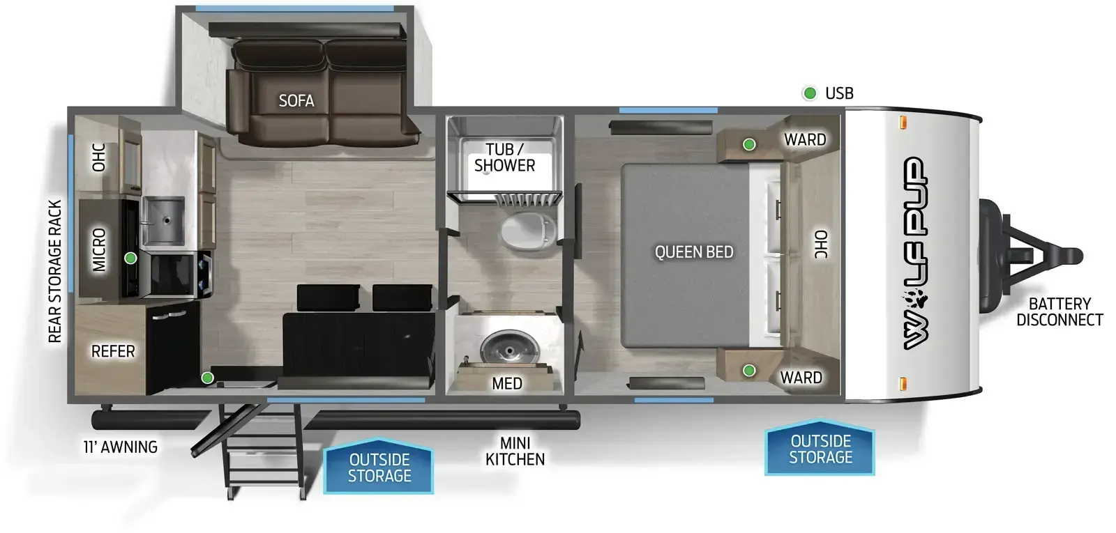 Cherokee Black Label 17SCBL Floorplan