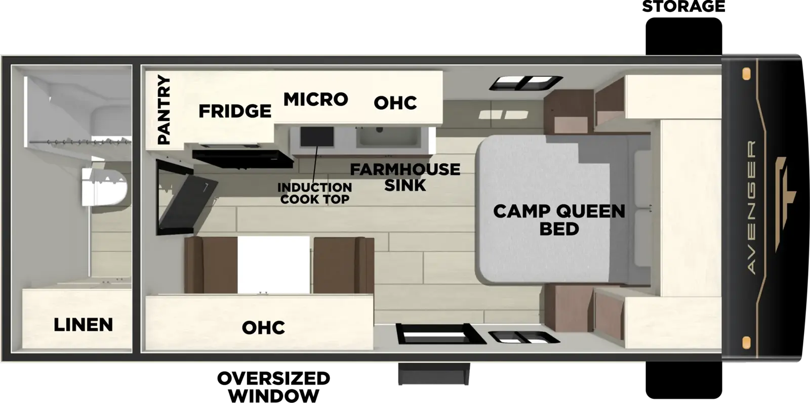 Avenger 16RBX Floorplan