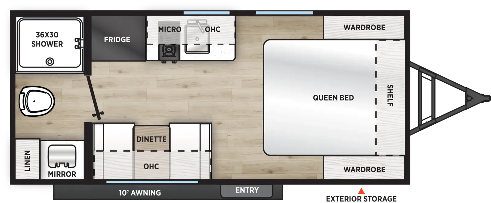 Catalina Summit Series 7 154RBX floorplan