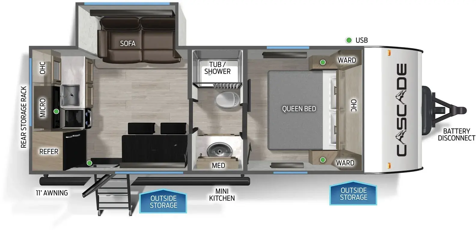 Cascade 17SCC Floorplan