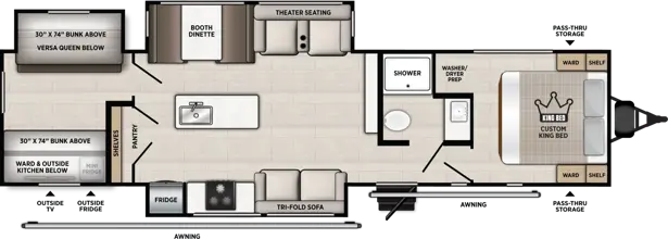 3400BH Floorplan Image
