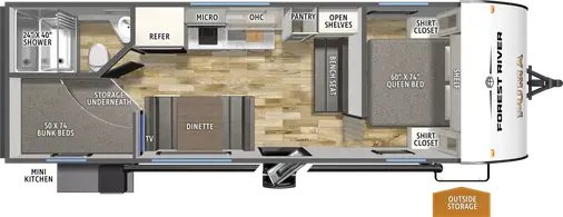 260BHCE Floorplan Image