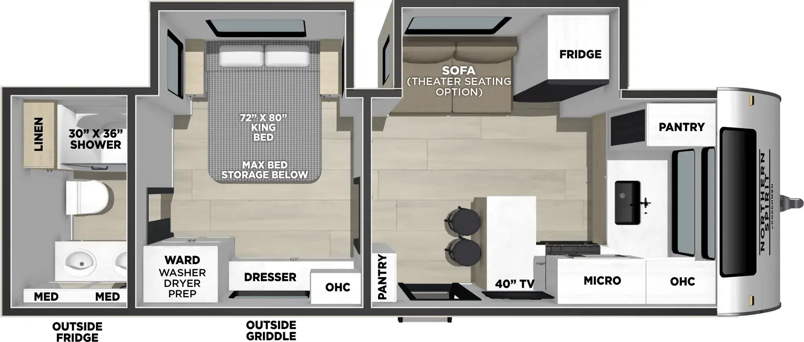 Northern Spirit 2565FK floorplan