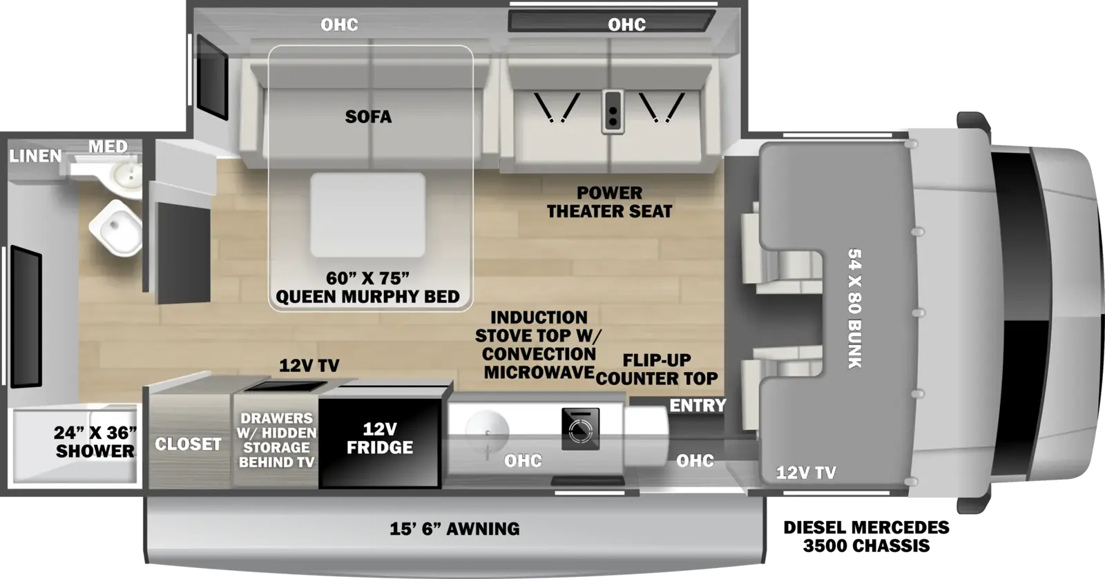 Solera 2402TSD Floorplan