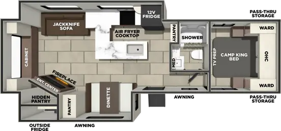 286RL Floorplan Image