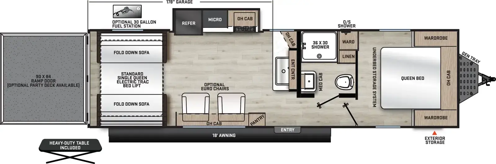 2026 Coachmen Catalina Trail Blazer 28THS floorplan diagram