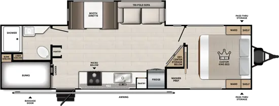 2600BH Floorplan Image