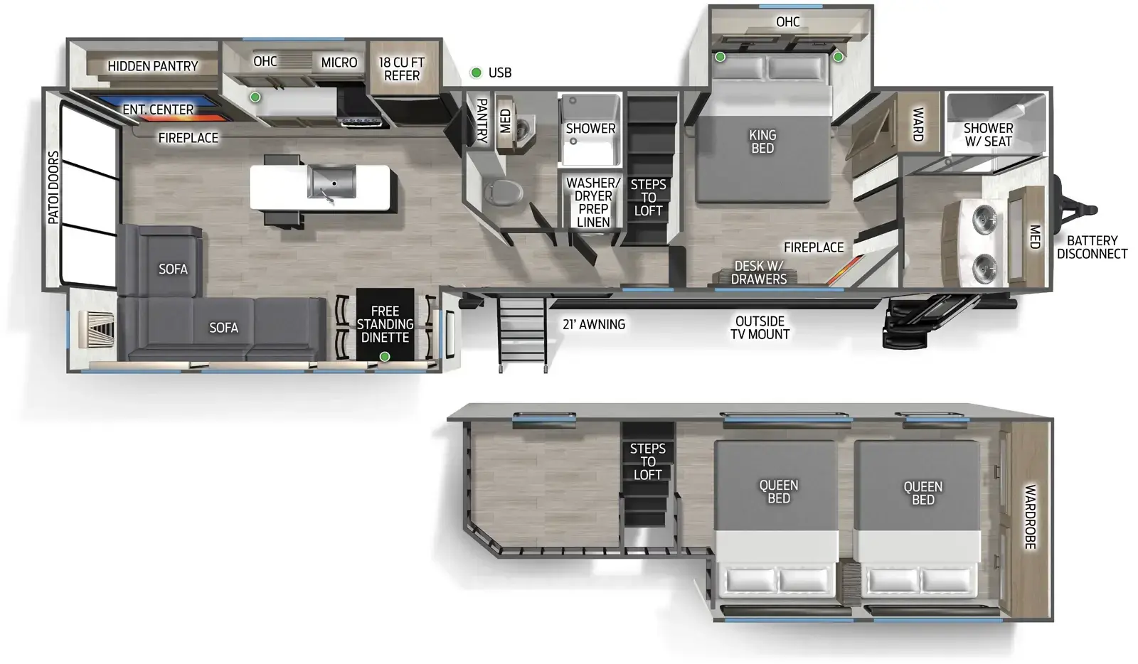 Timberwolf 39JM Floorplan