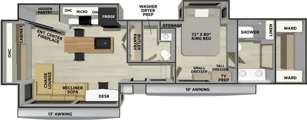 3900HBLR Floorplan Image