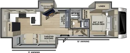 340RG Floorplan Image