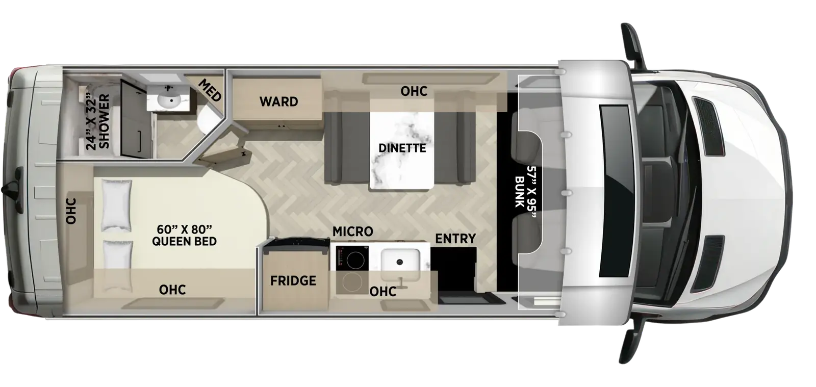 Cross Trail 21QS floorplan