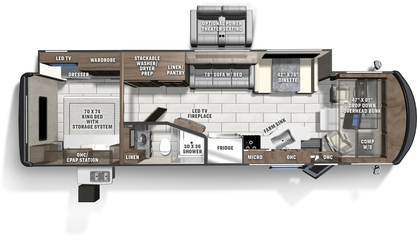 Encore 335FS floorplan