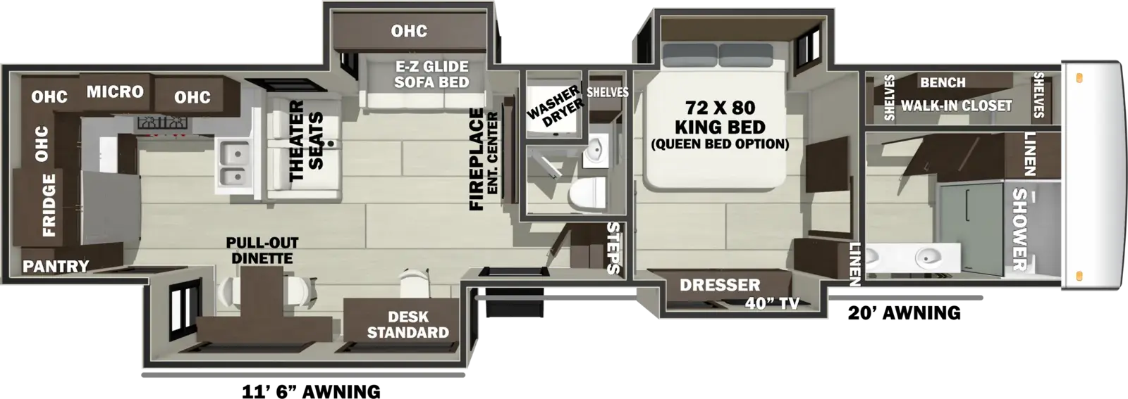 Riverstone 39RKFB Floorplan