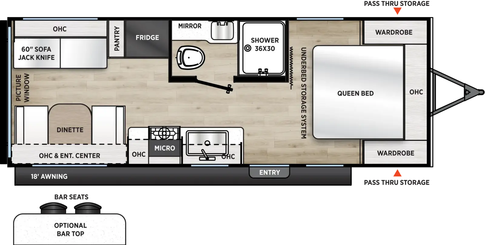 Aurora Light 22EPIC Floorplan