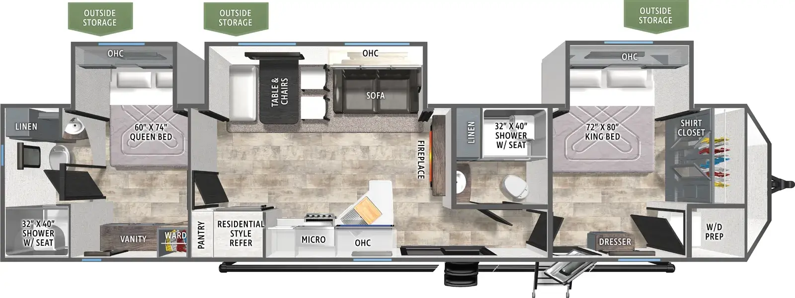 Puma Vista 39DBT Floorplan