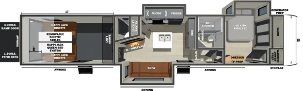 4017GX Floorplan Image