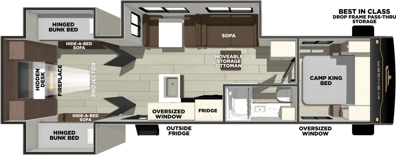 Avenger 30PO Floorplan