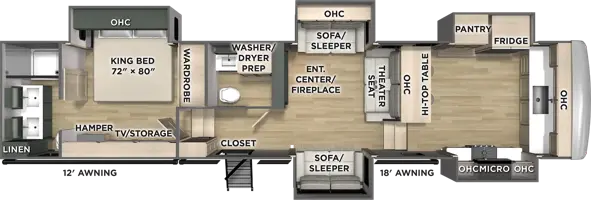 388FKH Floorplan Image