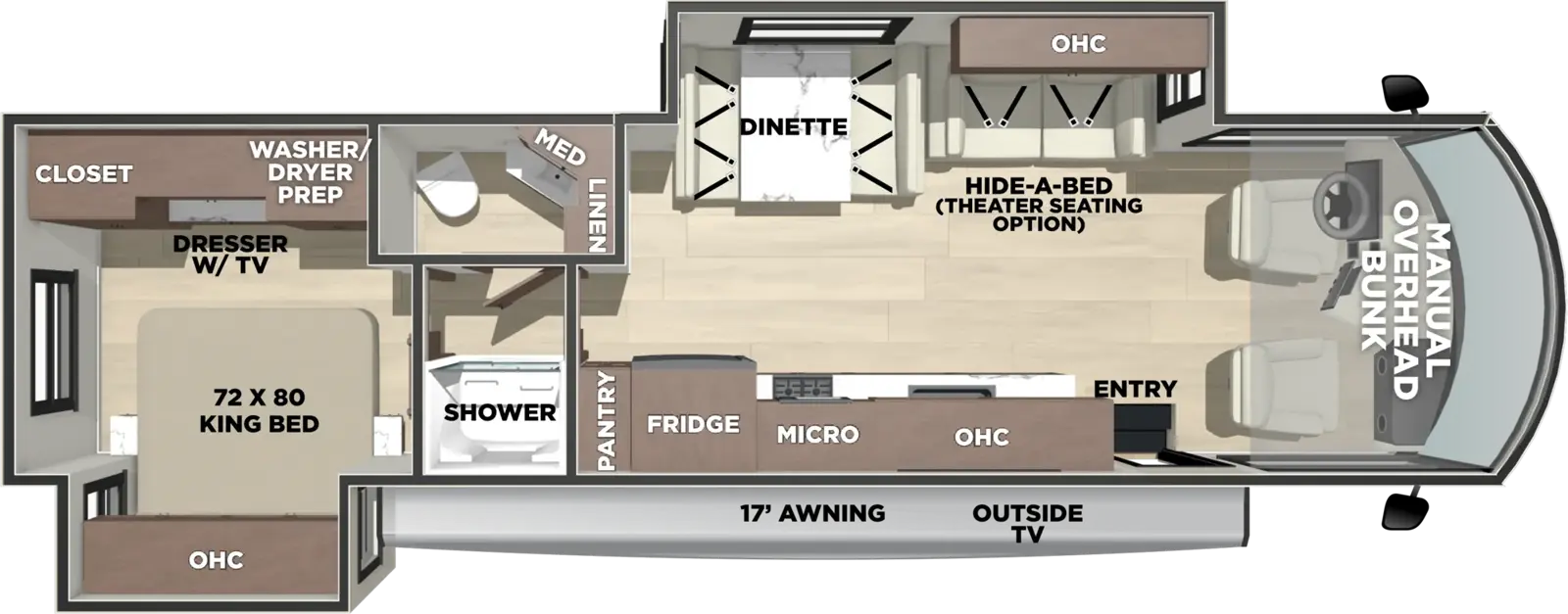 Georgetown 3 Series Gt3 32A3 Floorplan