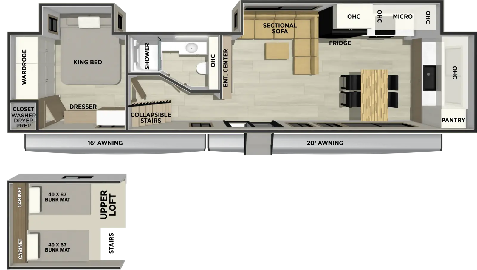 Sandpiper Destination 422FKL Floorplan