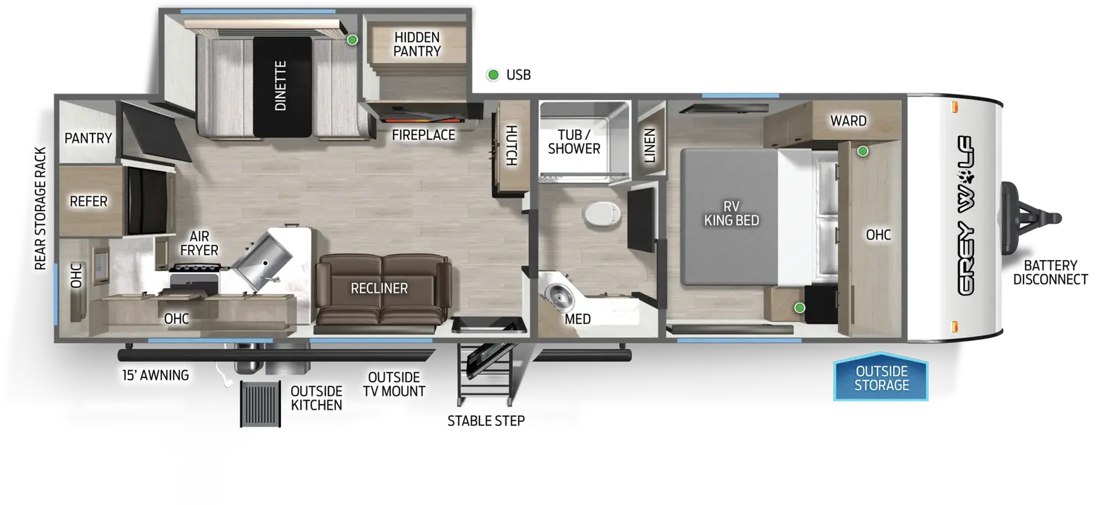 Cherokee Black Label 26SSBL floorplan