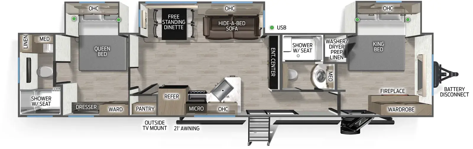 Cascade 39HBAC floorplan