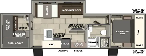 290QB Floorplan Image