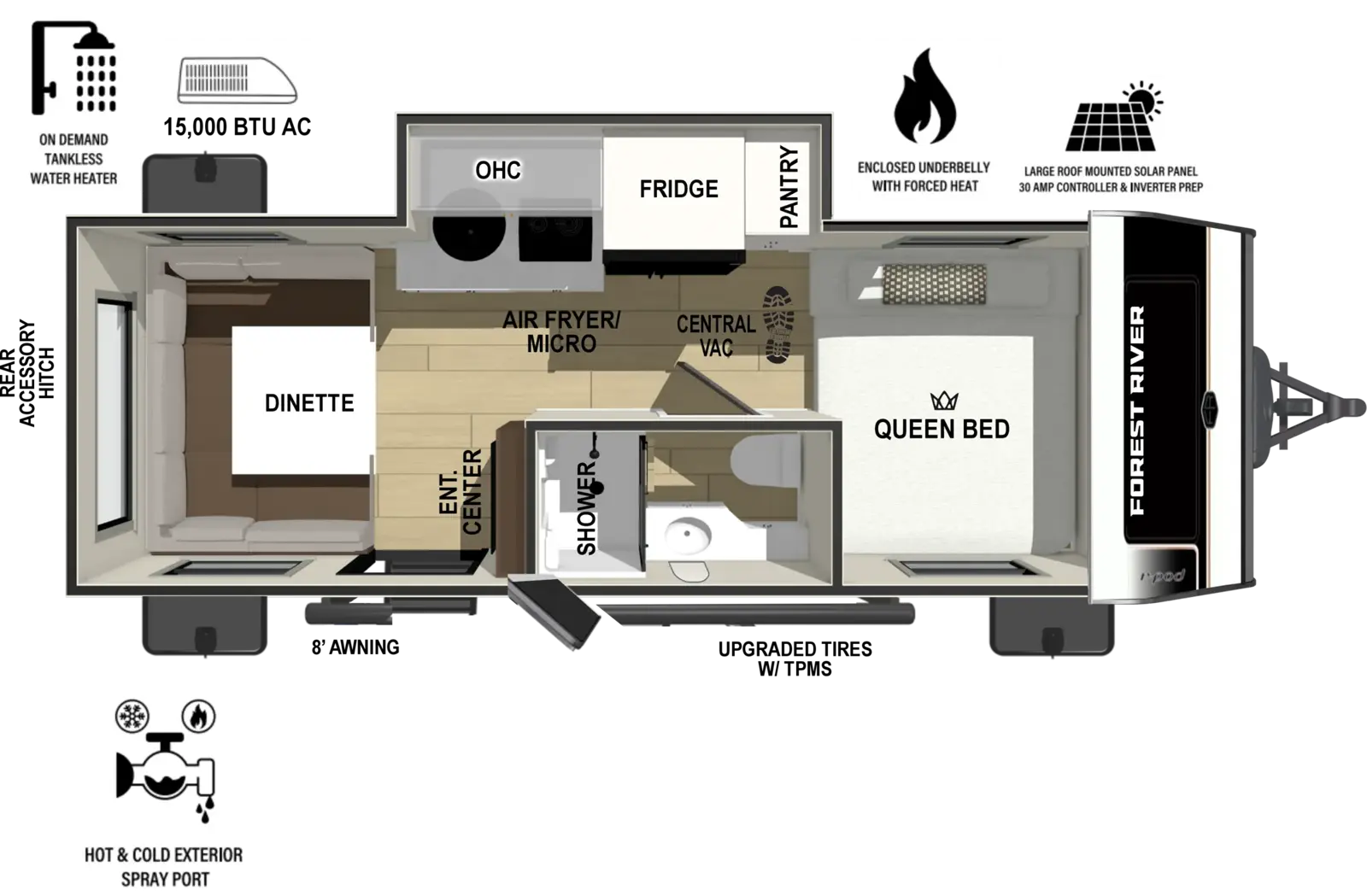 R Pod RP-190 Floorplan