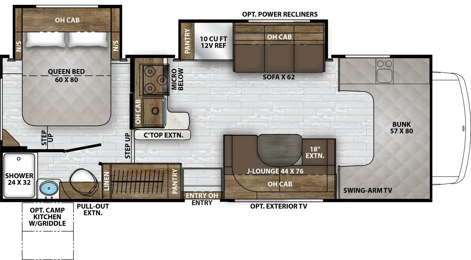 Leprechaun 260DS floorplan