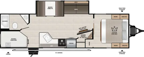 262BHL Floorplan Image