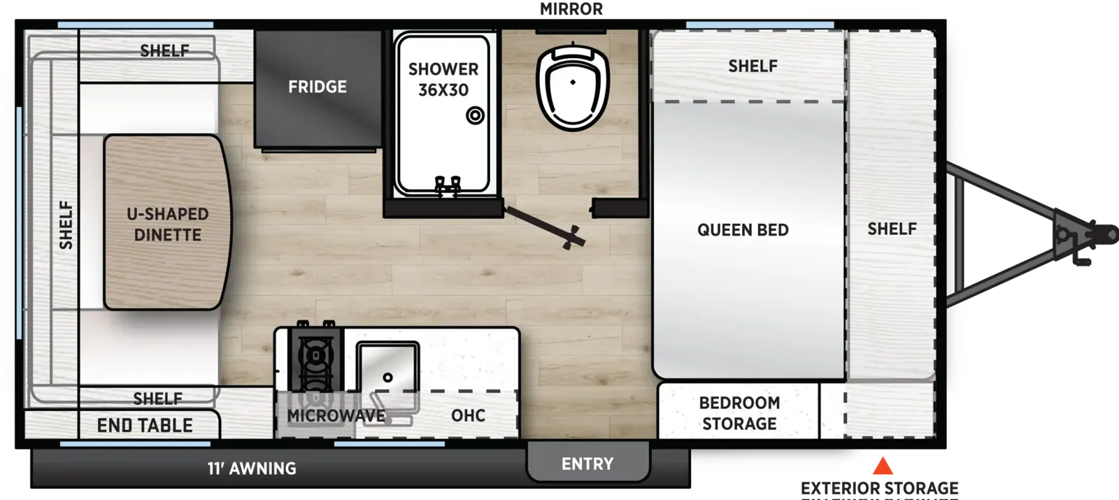 Aurora Light 15RDX Floorplan