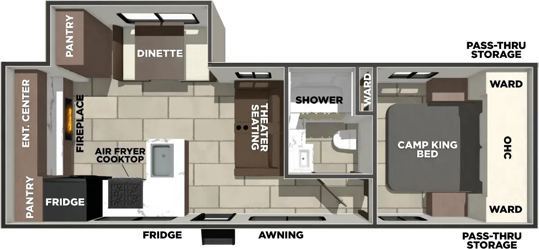 Tracer 248RE Floorplan