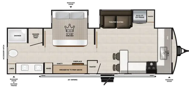 261FKRB Floorplan Image