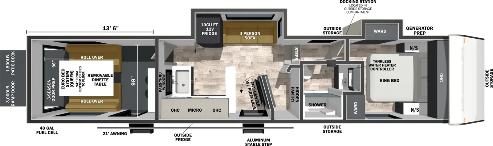 Xlr Boost 363BX Floorplan