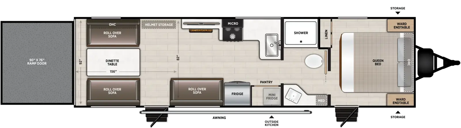 Wildwood Fsx 250GT Floorplan