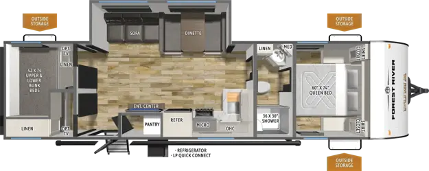 300BHCE Floorplan Image