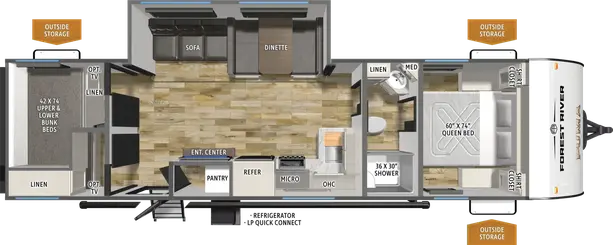 300BHCE Floorplan Image