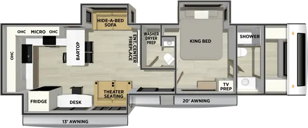 396RKLR Floorplan Image