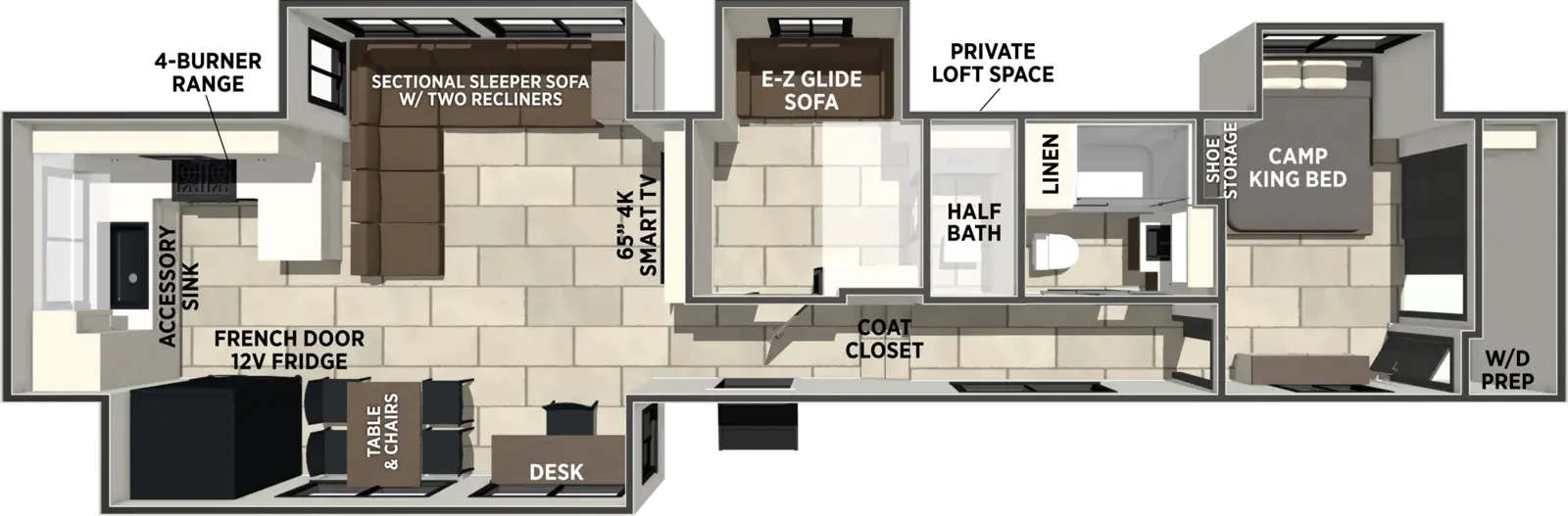 Crusader BONUS38 Floorplan