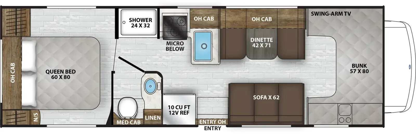 Leprechaun 270QB floorplan