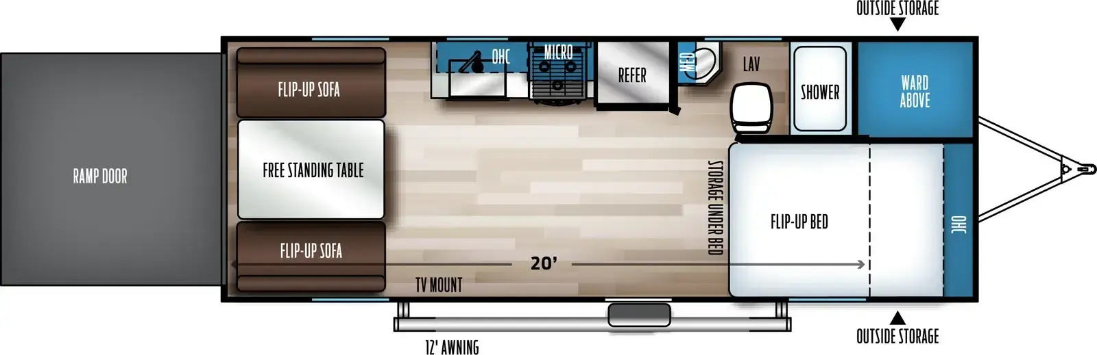 Vengeance Rogue SUT 23SUT floorplan